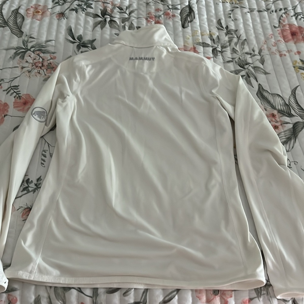 Mammut women’s small white quarter zip stretchy sweatshirt - Picture 5 of 10
